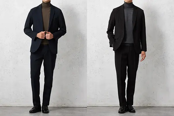 セットアップスラックスを使ったオフィスカジュアルコーデ