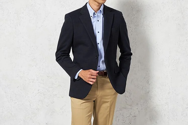 ジャケパンスタイルの春コーデ