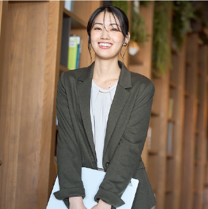 バー付きフロントタックブラウス