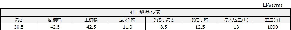 サイズチャート