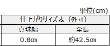 サイズチャート