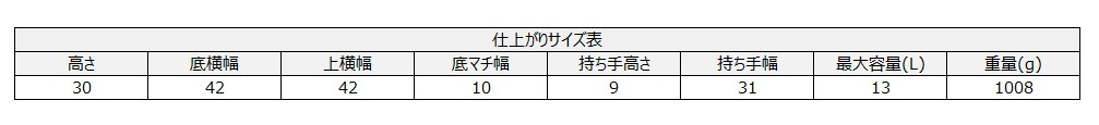 サイズチャート