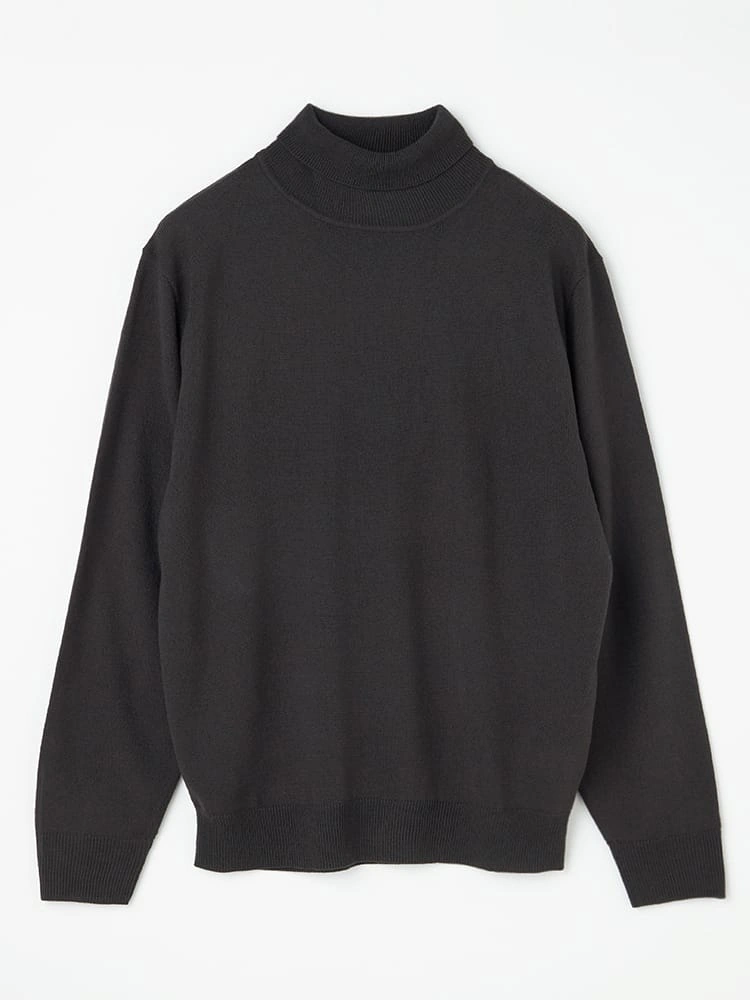【ハンドウォッシャブル】タートルネックネックベーシックニット秋冬【SmartPick！】