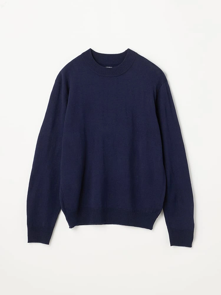 【ハンドウォッシャブル】モックネックベーシックニット秋冬【SmartPick！】