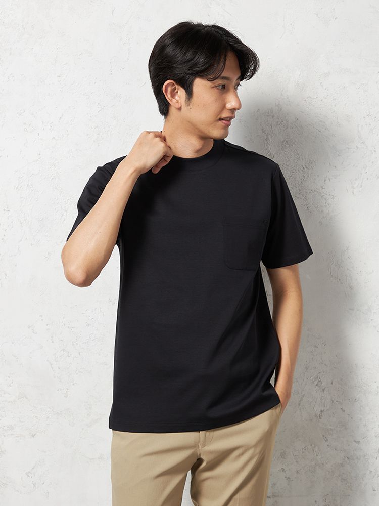 【汗じみ防止】半袖ビズTシャツクルーネック無地TOKYORUN春夏