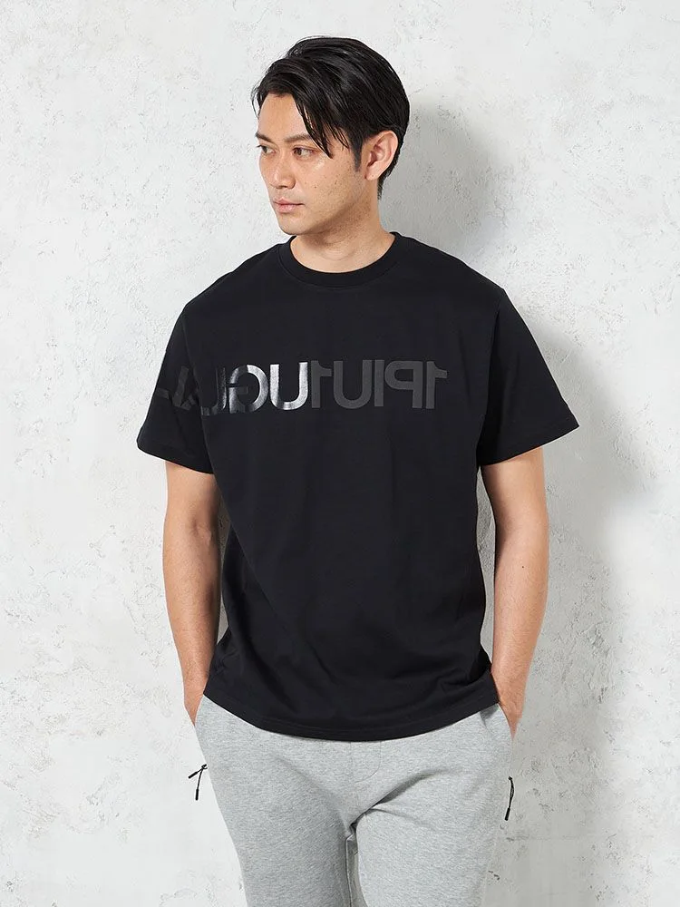 【1PIU1UGUALE3RELAX】BIGLOGOINVERTEDTシャツ春夏（ウノピゥウノウグァーレトレ）
