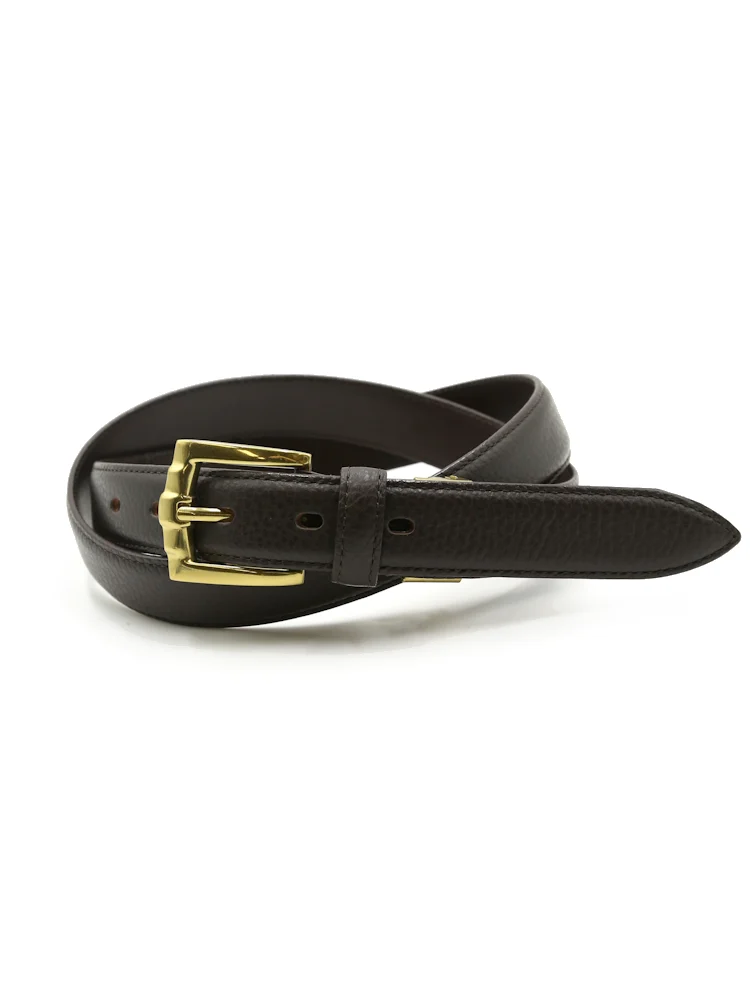 【RiickenBacchar×TIEYOURTIEBeltcollection】リッケンバッカー×タイユアタイイタリアンレザーシュリンクベルト27mm幅通年