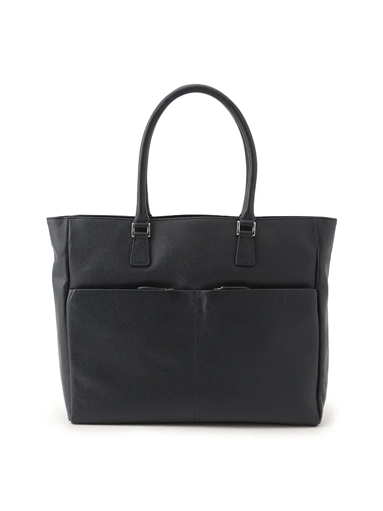 本革レザートート横型トートバック通年