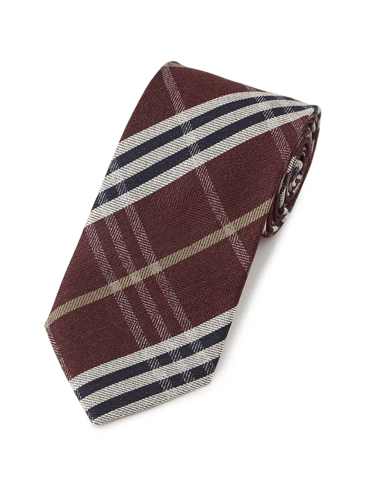 【ストーベル＆メイソン】日本製ネクタイチェック秋冬