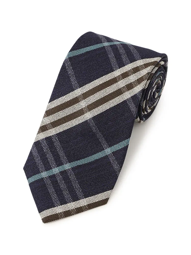【ストーベル＆メイソン】日本製ネクタイチェック秋冬
