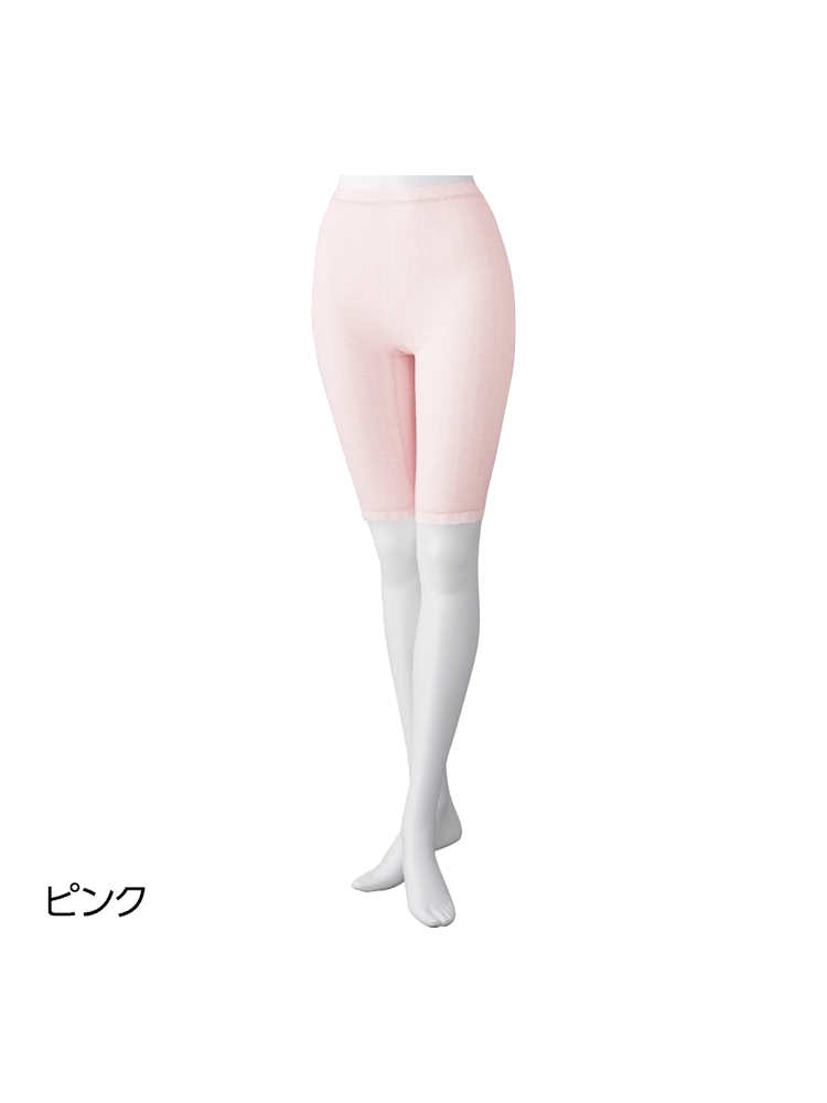 レディースシルク混5分丈ボトム【CF】