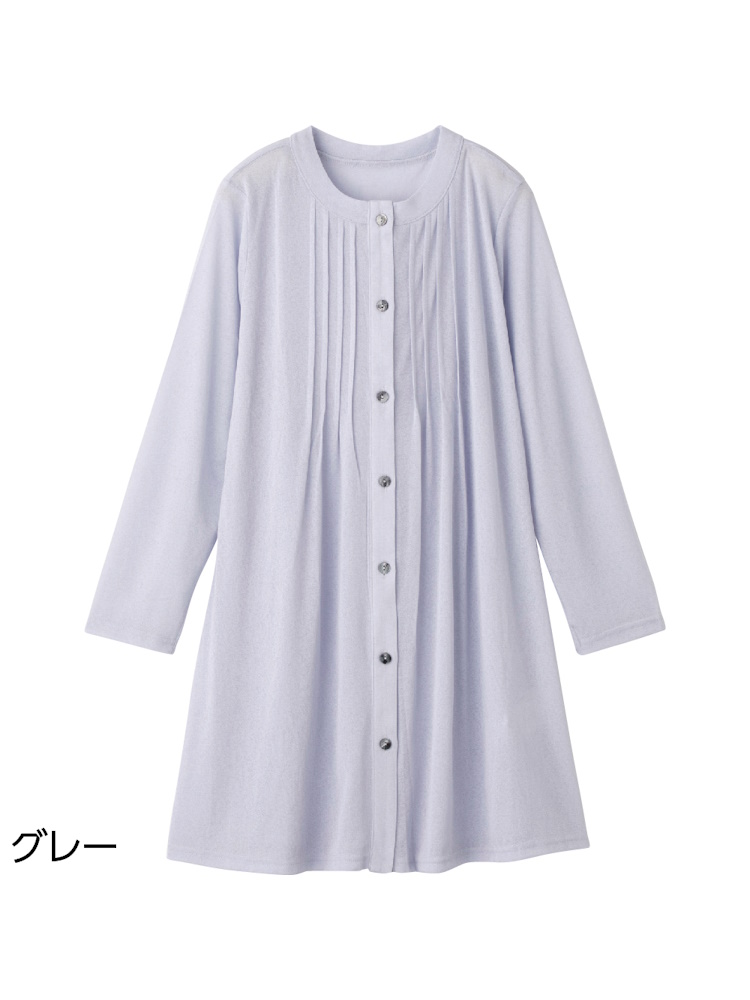 レディースロング丈ピンタックカーディガン【CF】