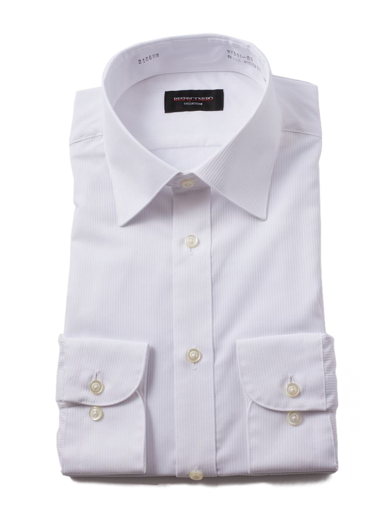 【形態安定】長袖ワイド ワイシャツ ｎｅｒｏ 通年